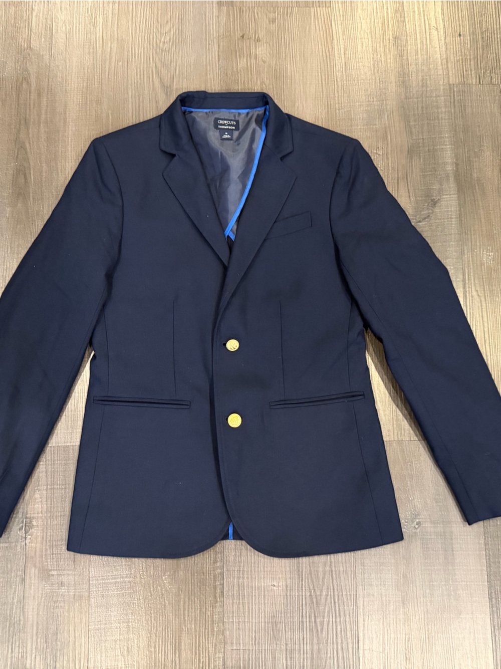 Crewcuts Navy Blazer with Gold Buttons